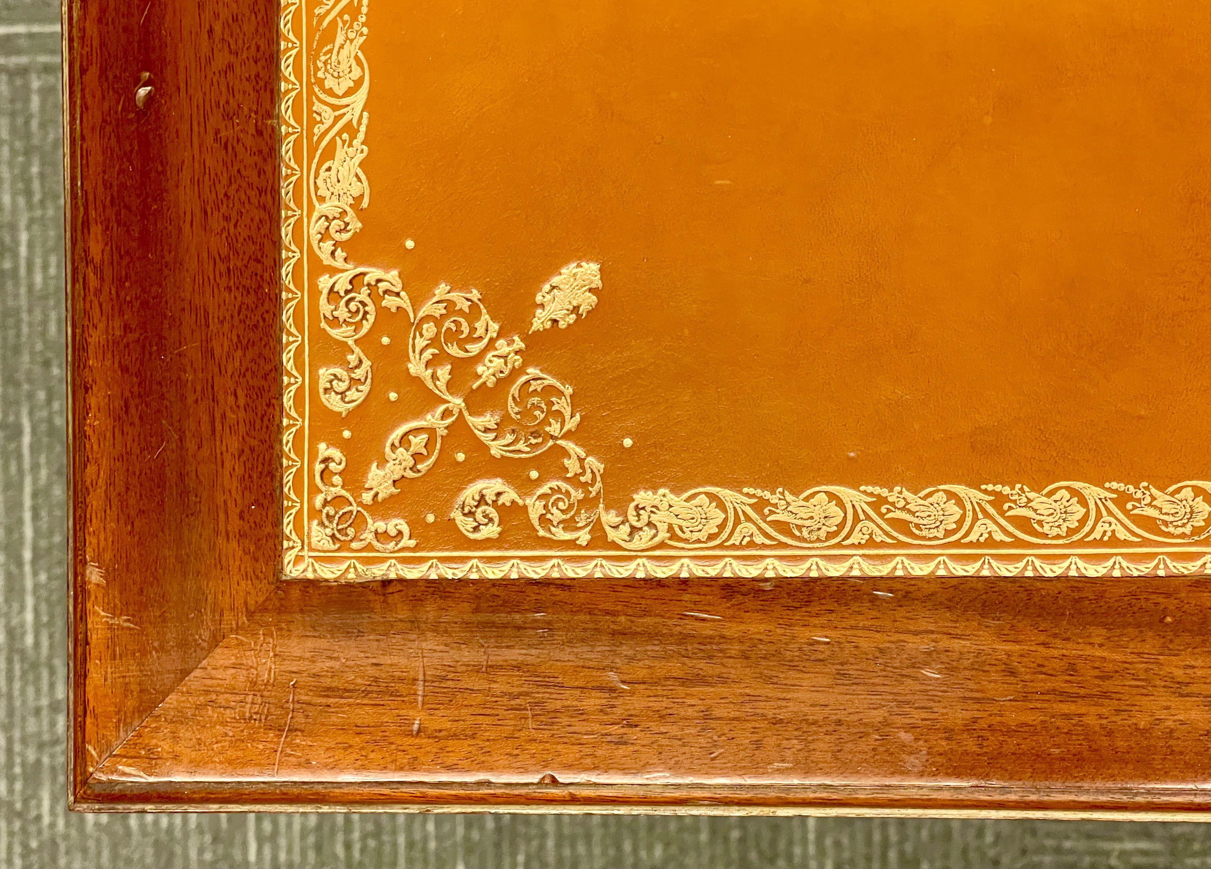Französisch Schildpattholz Louis XVI Stil Maison Jansen Partners Schreibtisch oder Bureau Platte im Angebot 8