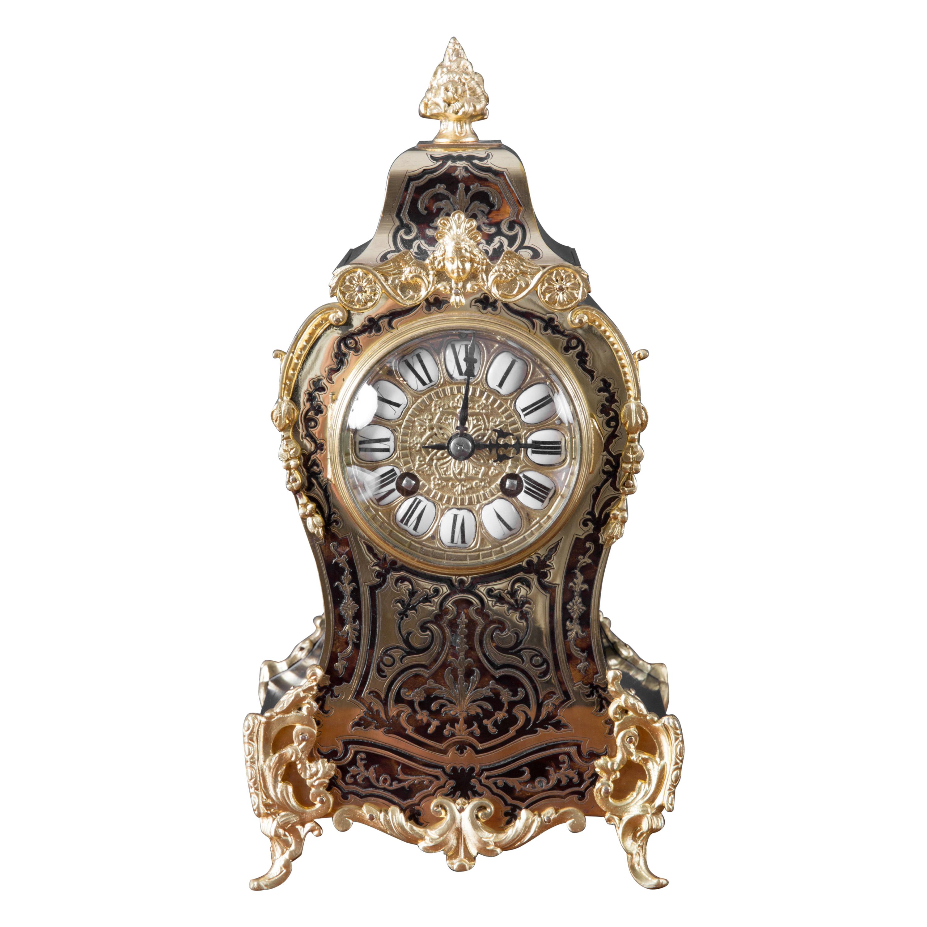 Reloj Boulle de carey francés