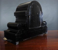 French Tortoiseshell Drumhead Boulle Clock