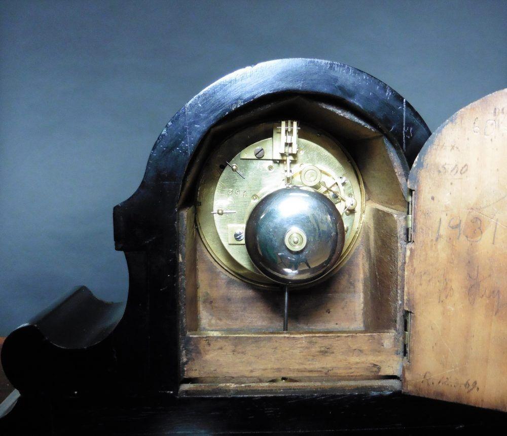 Französische Boulle-Uhr mit Trommelfell aus Schildpatt (Viktorianisch) im Angebot