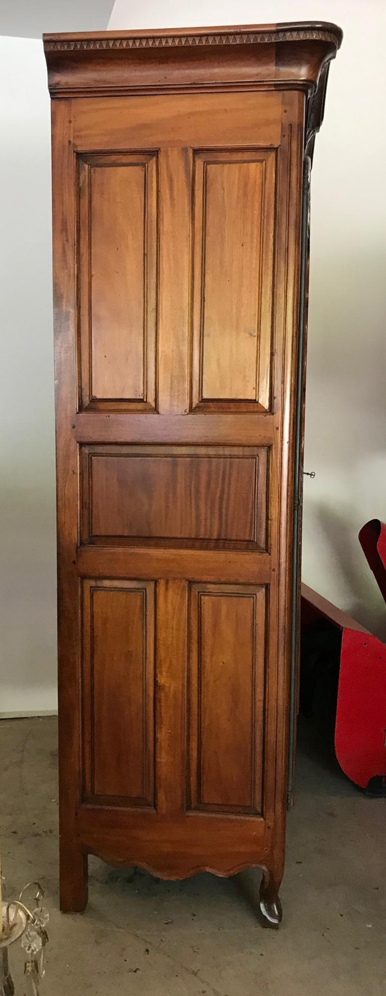 French Traditional 2 Door Armoire For Sale 4
