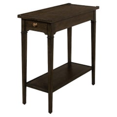 French Traditional End Table, Oak
