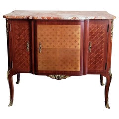 Fine French Transition Louis XV XVI Style Chest Sideboard 