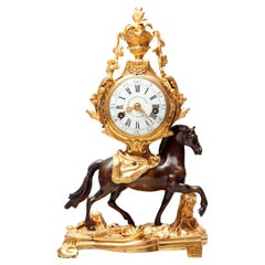 French 'Transition' mantel clock by Montjoye Fils a Paris 