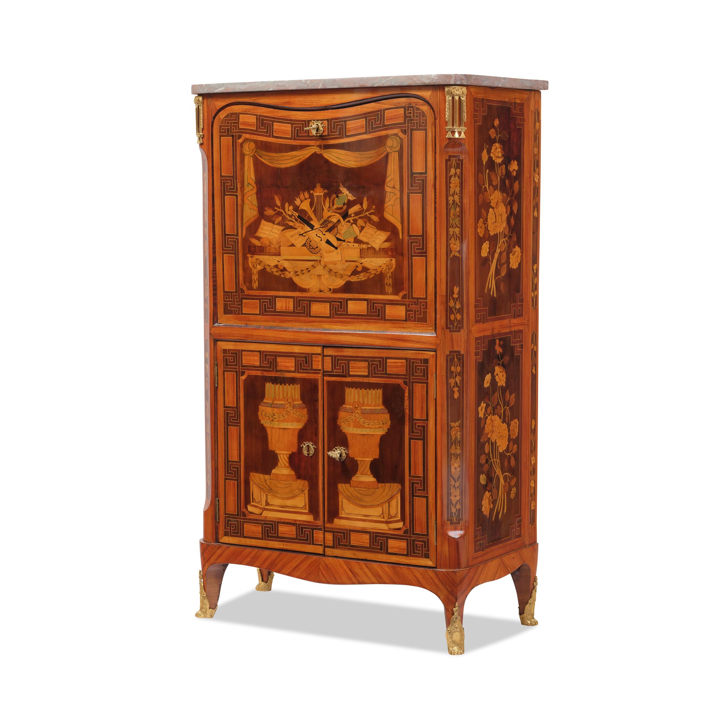 Secretario del periodo de transición francés c. 1760 Jean-Francois Dubut en venta 1