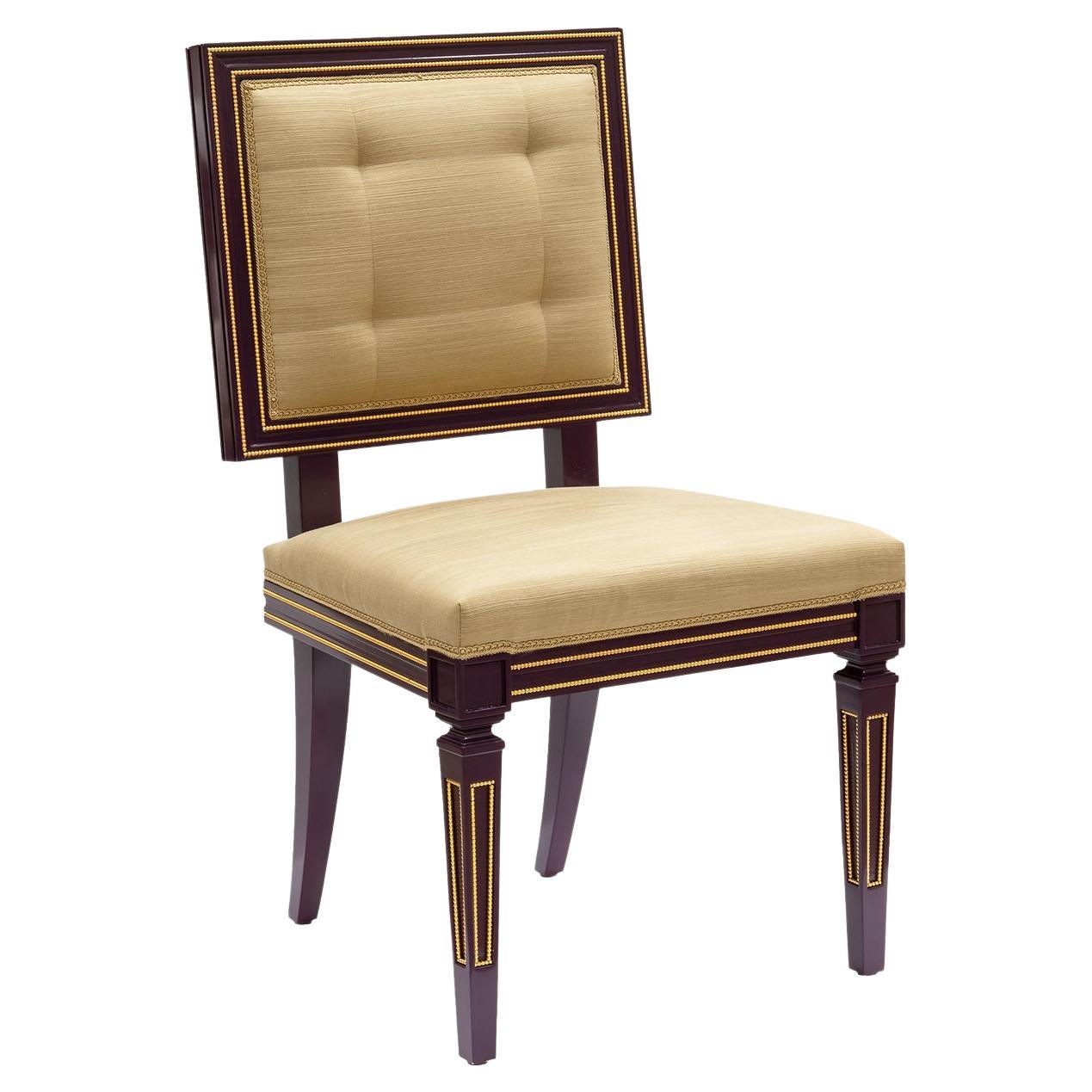 French Transition-Style Chair For Sale