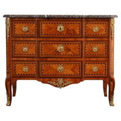 French Transition-style Chest of drawers by Louis Foureau, Paris, circa 1760