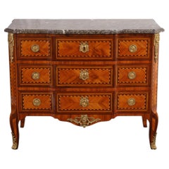 French Transition-style Chest of drawers by Louis Foureau, Paris, circa 1760