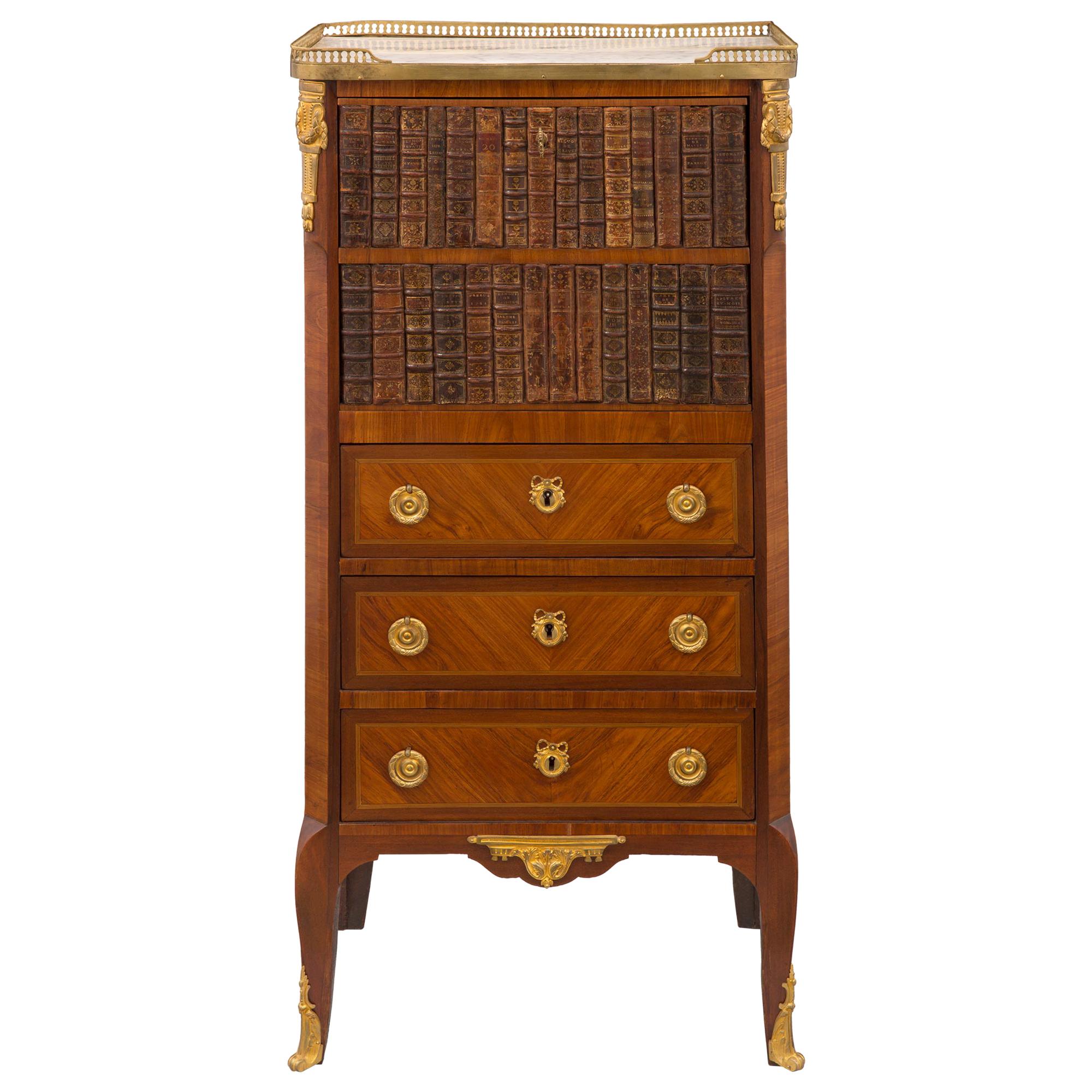 French Transitional 19th Century Ladies Writing Secretaire