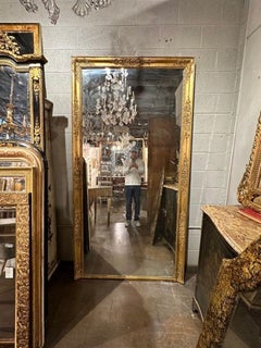 French Transitional Floor Mirror