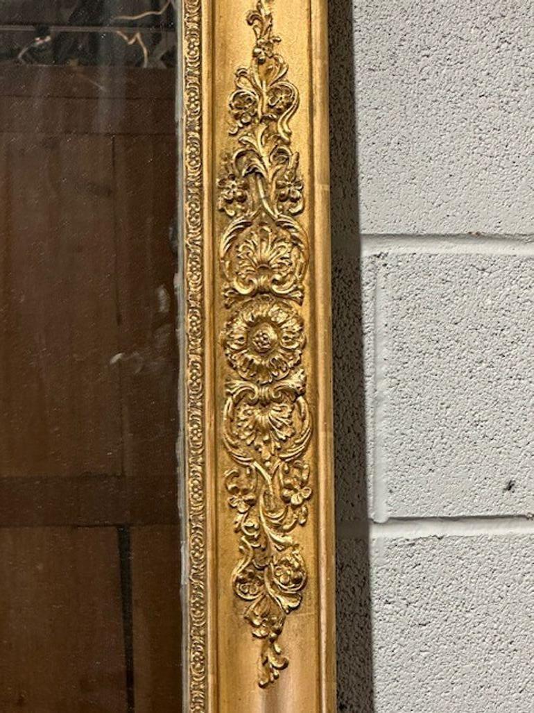 19th Century French Transitional Floor Mirror For Sale