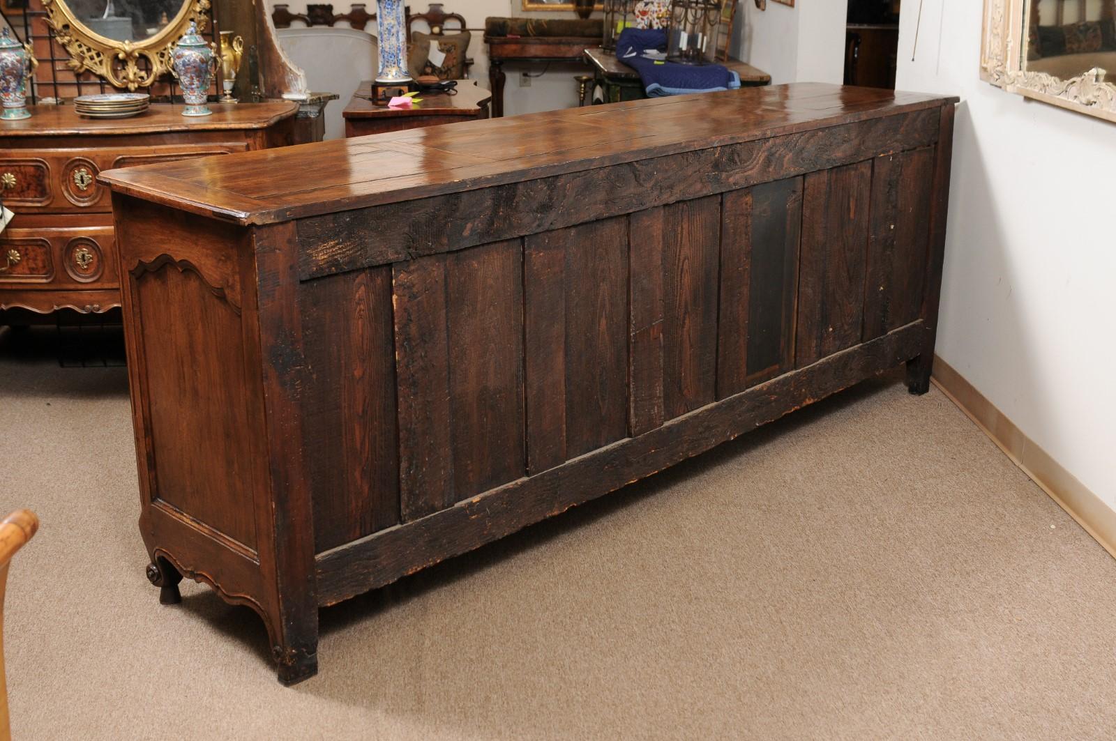 French Transitional Louis XV/XVI Style Walnut Enfilade, 19th Century 9
