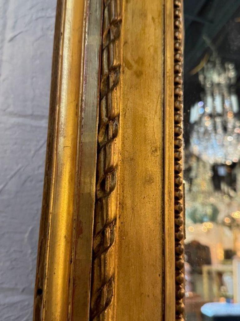French Transitional Mirror In Good Condition For Sale In Dallas, TX