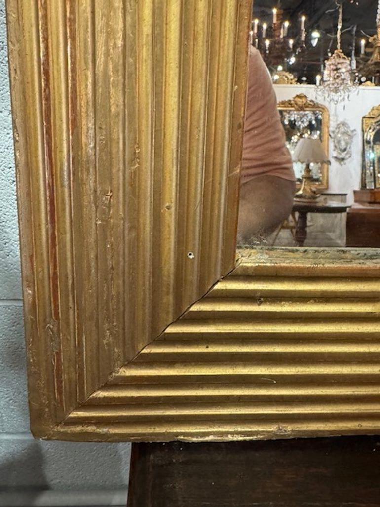 French Transitional Mirror In Good Condition For Sale In Dallas, TX