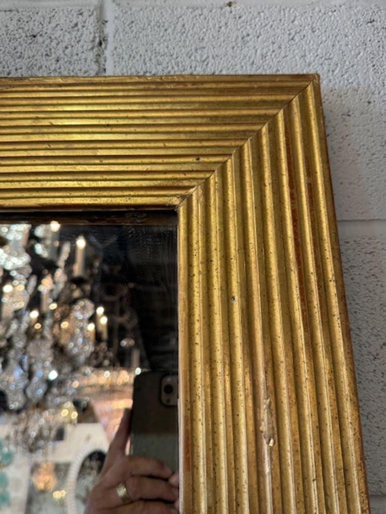 19th Century French Transitional Mirror For Sale
