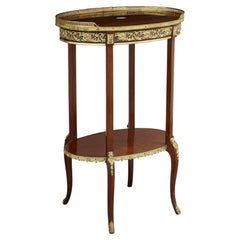 French Transitional Style Ormolu Mounted Wood Étagère