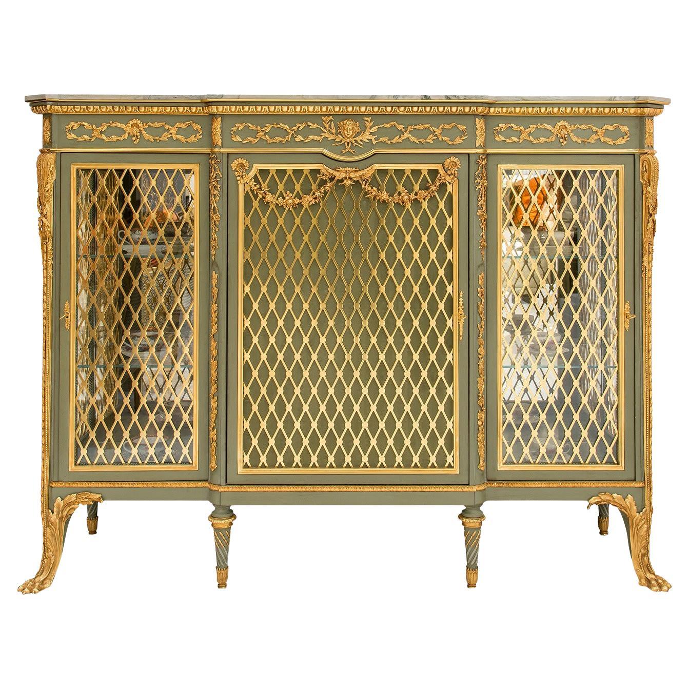 Vitrine du style TRANSITIONNEL FRANCAIS par CG CAPPELLETTI en vente