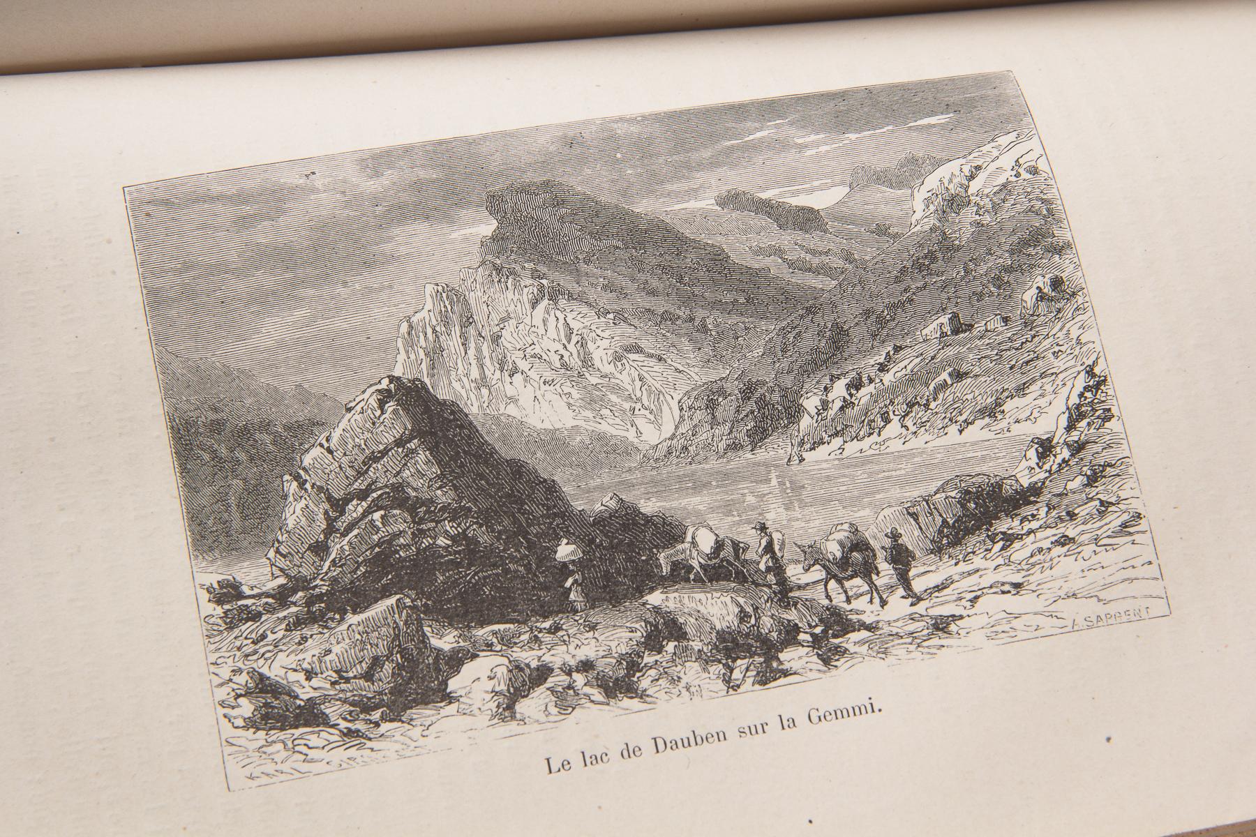 French Travel Guide Book La Suisse Pittoresque by Paul Fribourg, 1881 9