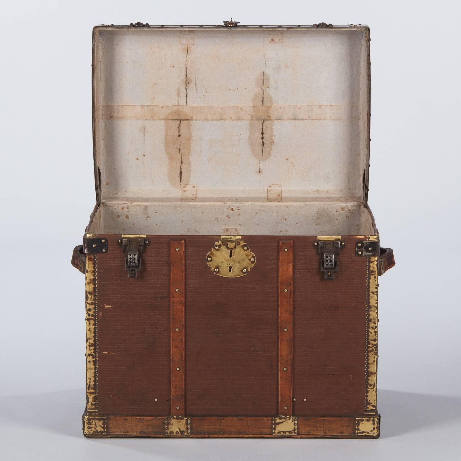 French Traveling Trunk, Early 1900s 5