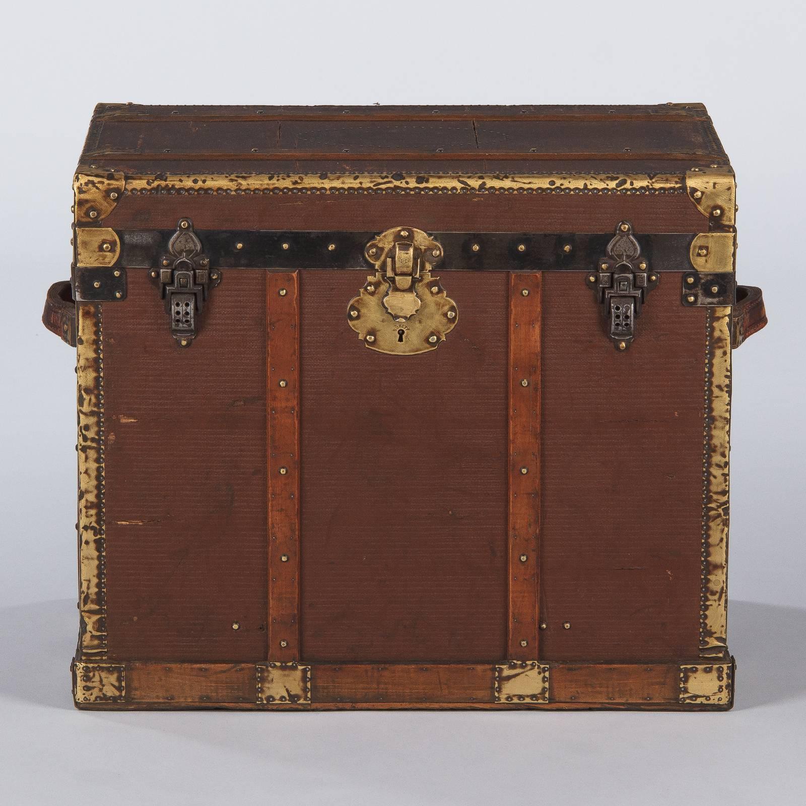 French Traveling Trunk, Early 1900s 7