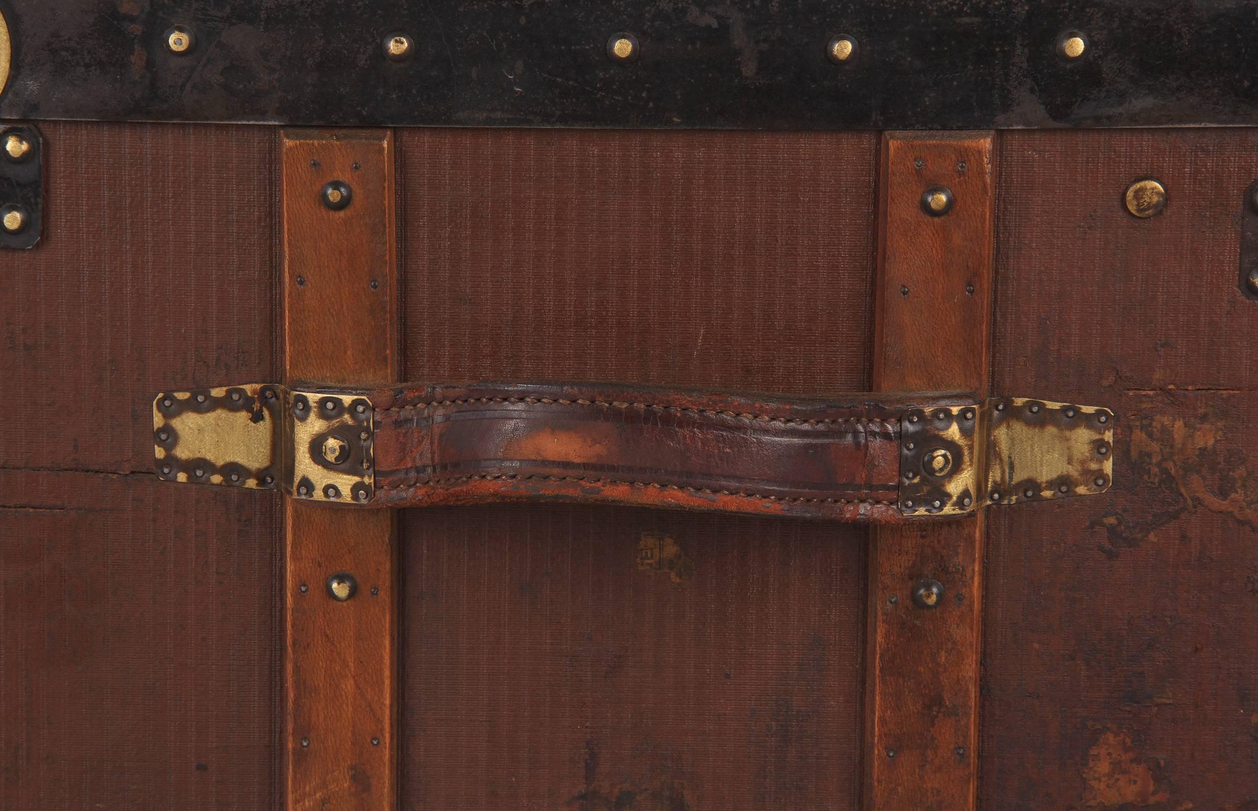 French Traveling Trunk, Early 1900s 10