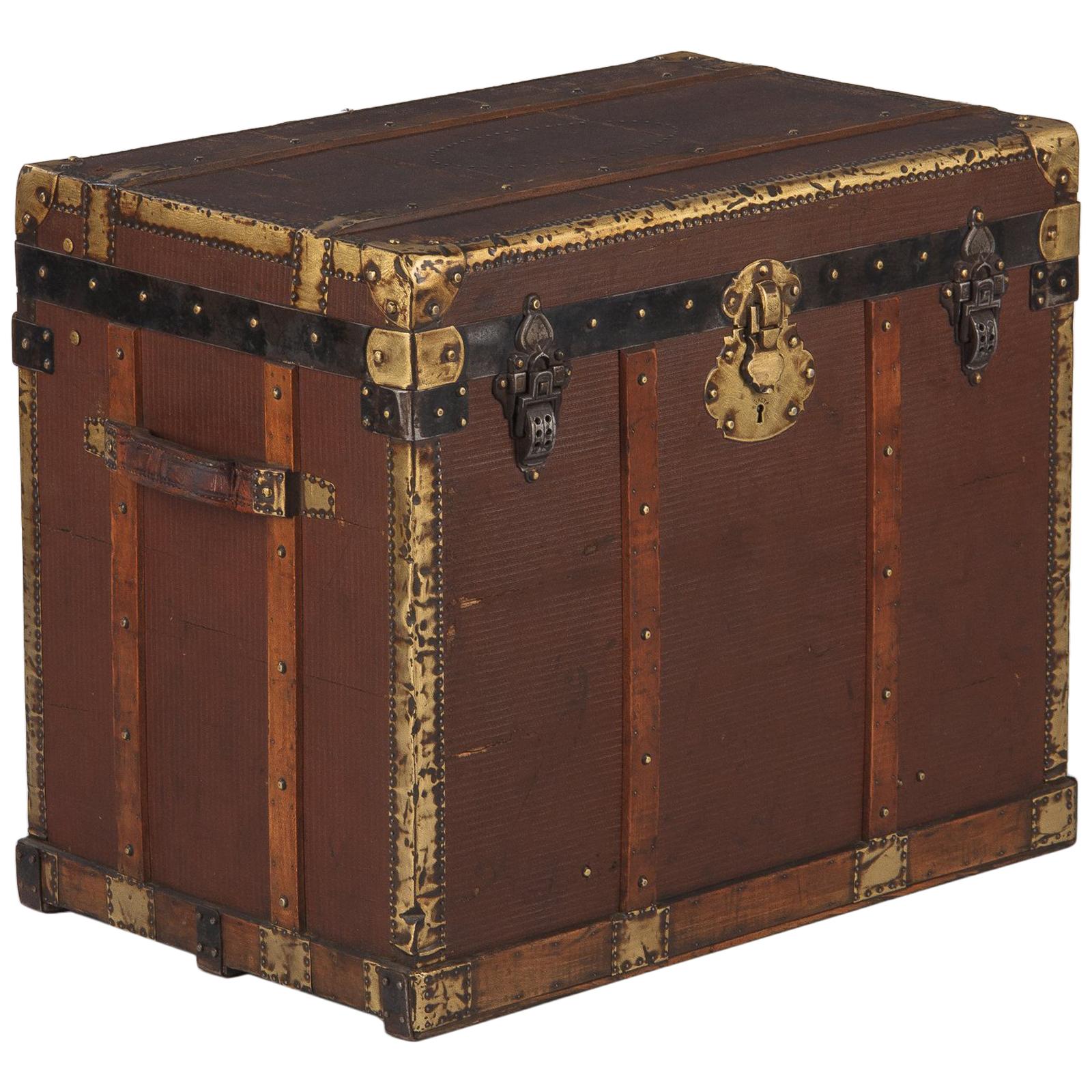 French Traveling Trunk, Early 1900s