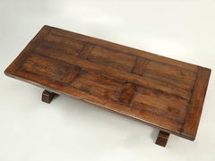 French Trestle Dining Table with Matching Leaves
