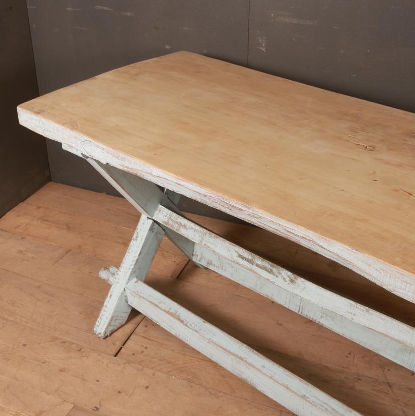 19th Century French Trestle Table