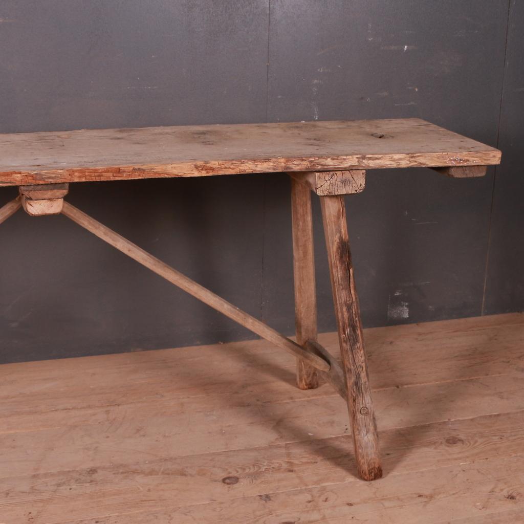 19th Century French Trestle Table