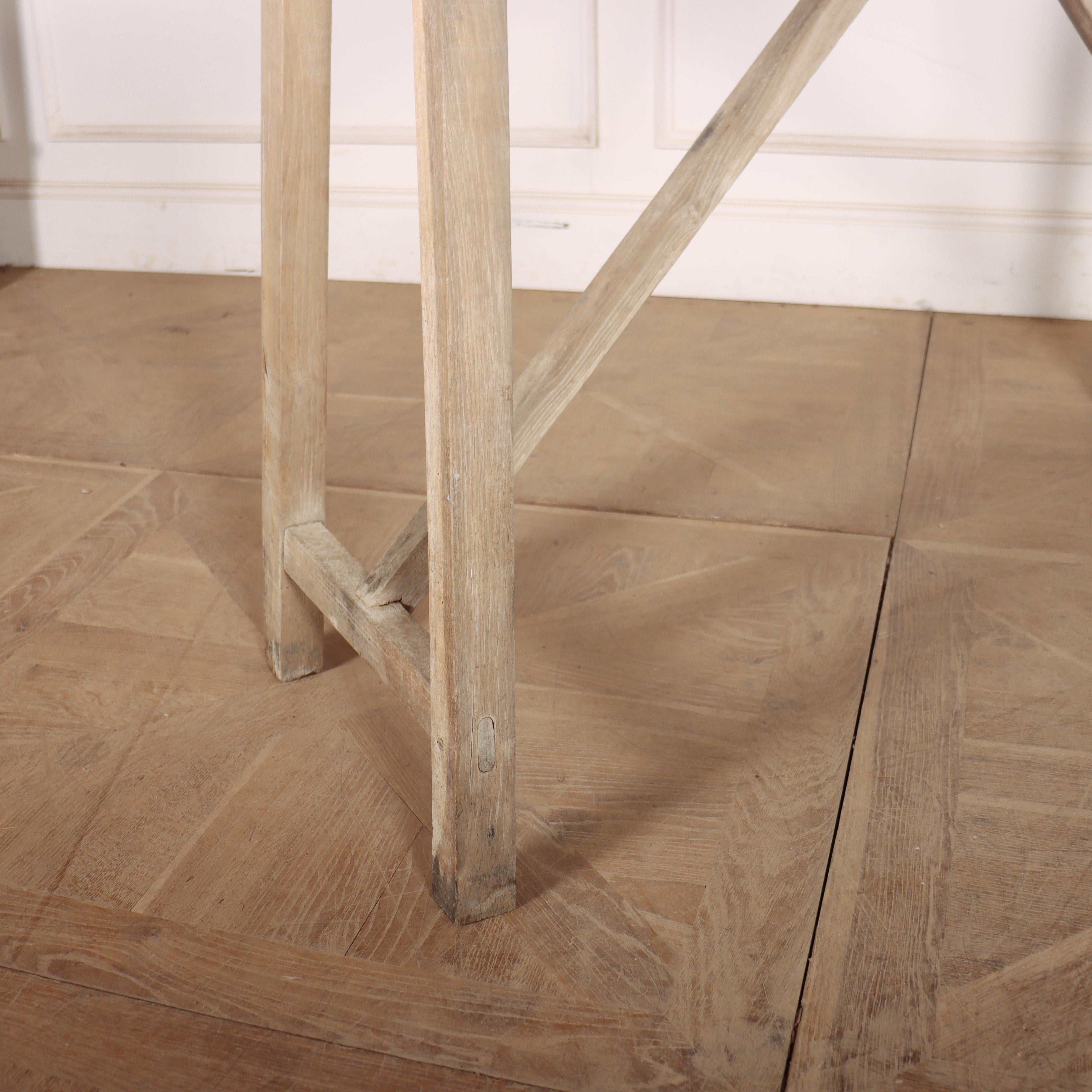 20th Century French Trestle Table For Sale