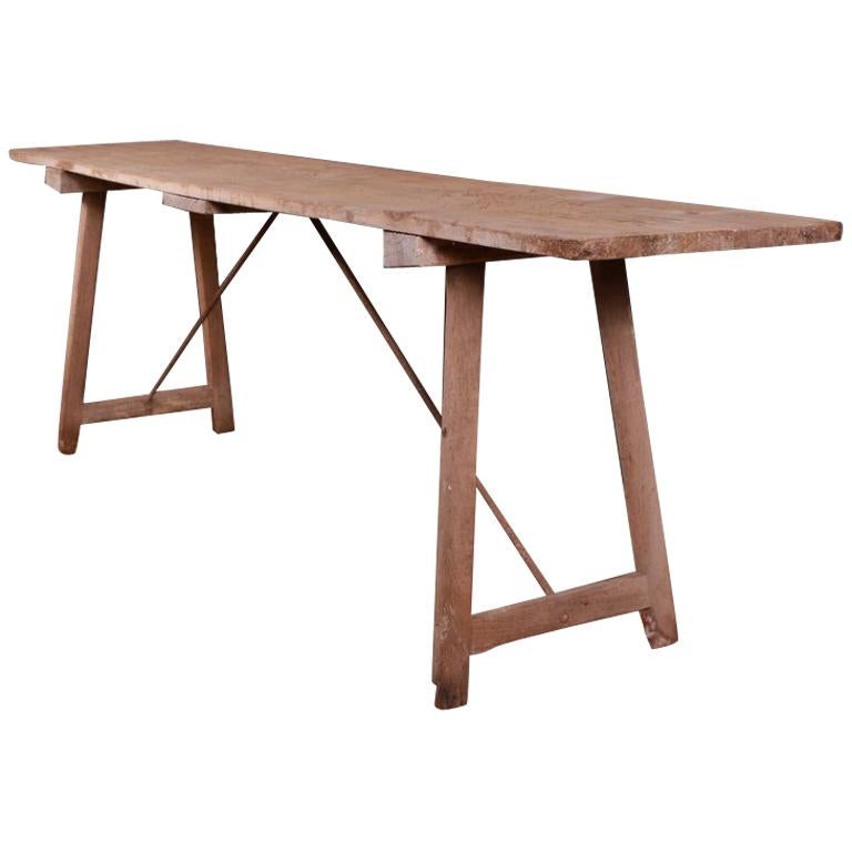 French Trestle Table