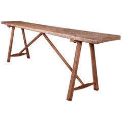 French Trestle Table