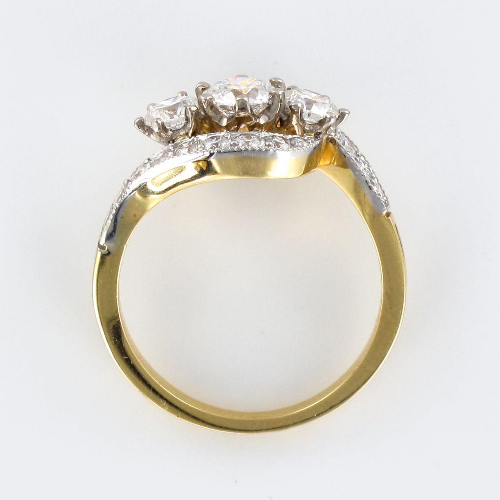 French Trilogy Diamond Ring 9