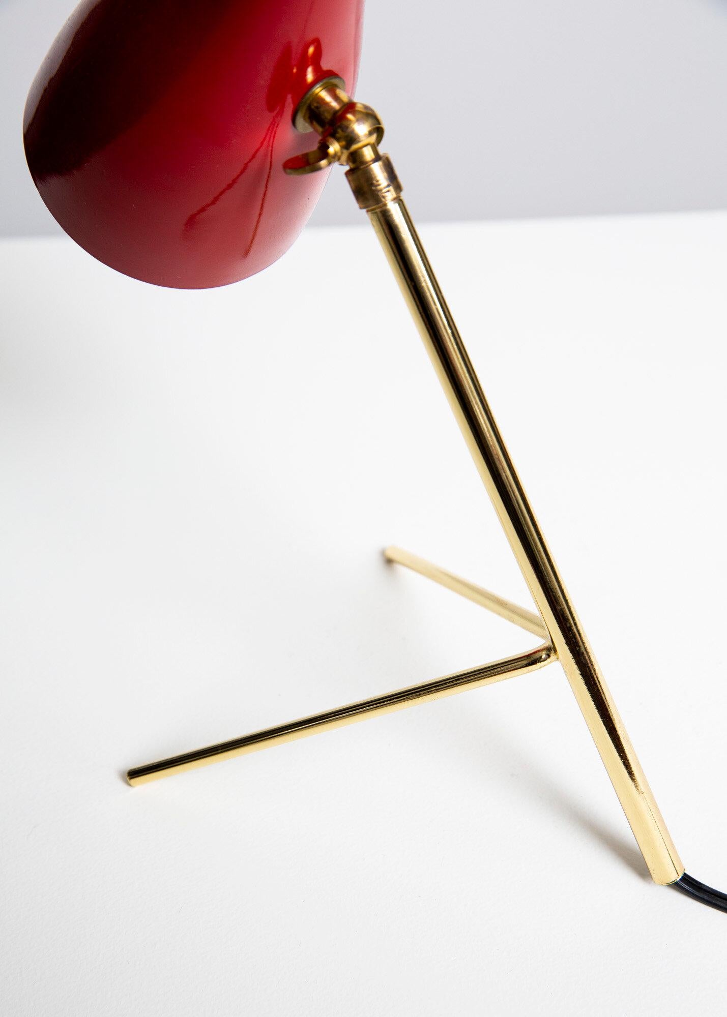 Lampe tripode française à la manière de Boris Lacroix Bon état - En vente à Montréal, QC
