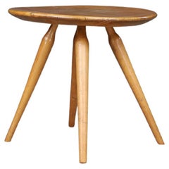 French Side Table in Ash, 1950s