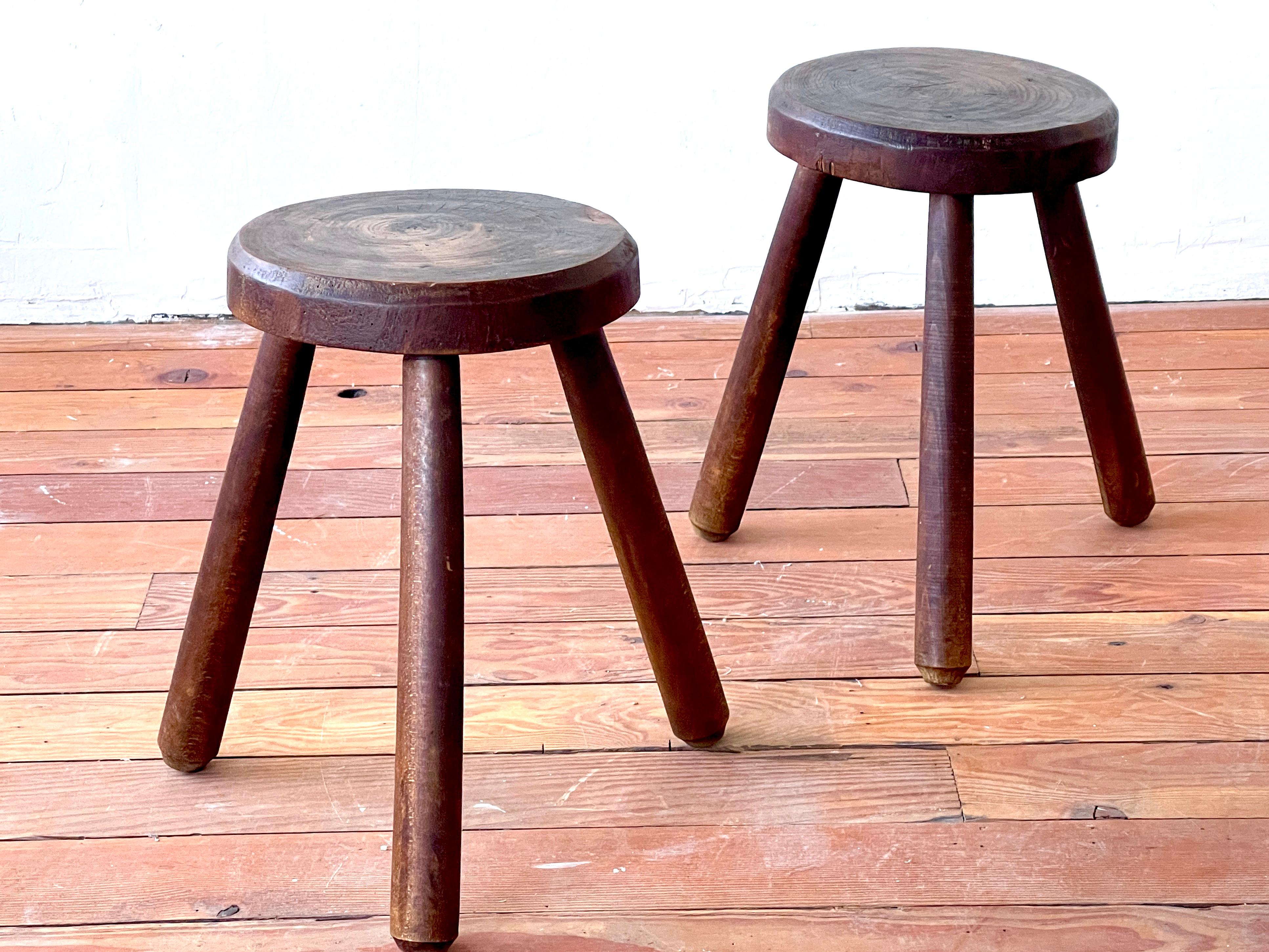 French Tripod Stool For Sale 1