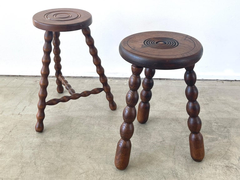 French Tripod Stools For Sale 2