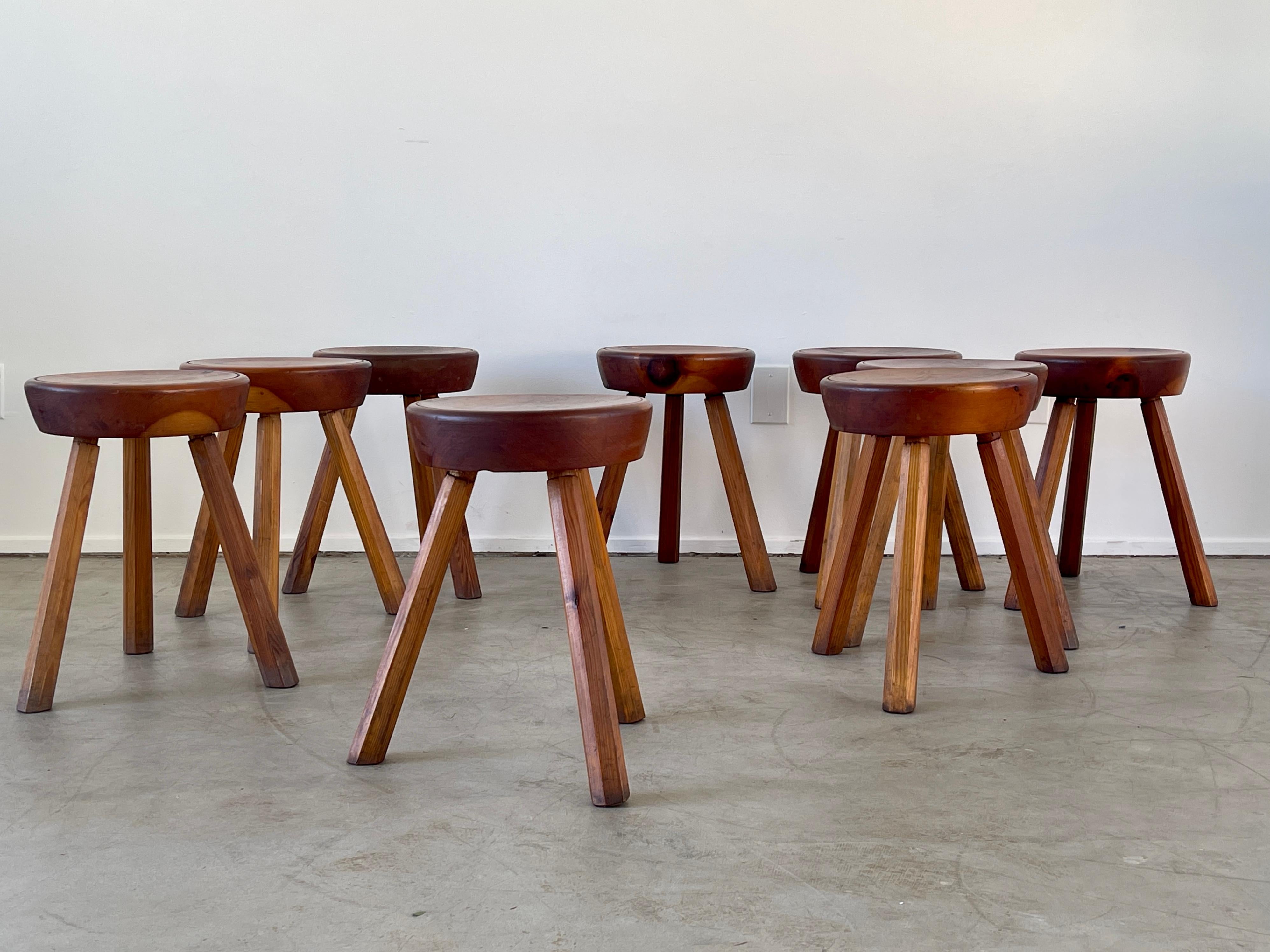 French Tripod Stools For Sale 4