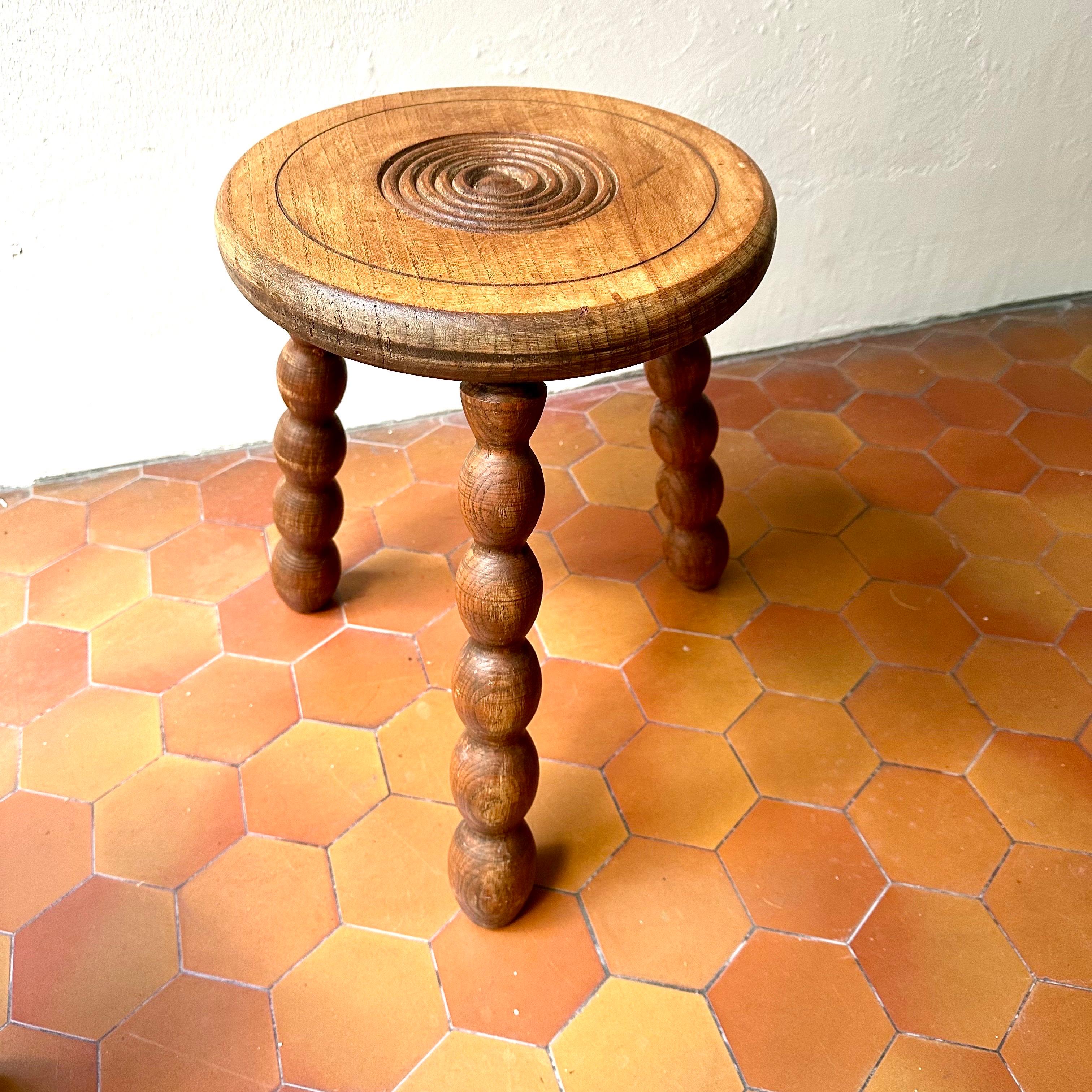 French tripode Wood  60 d In Good Condition For Sale In PARIS, FR