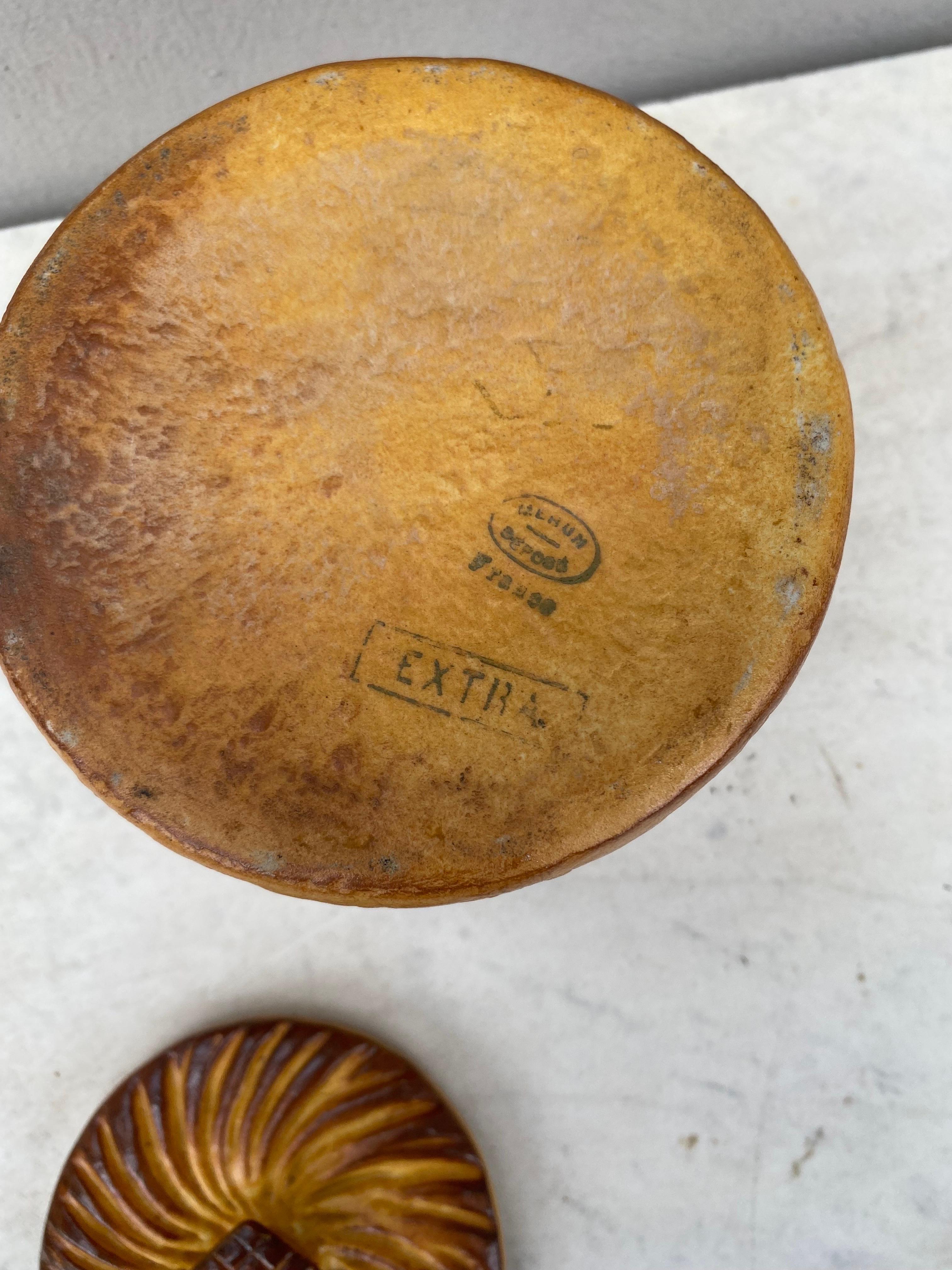Soupière en pâte en trompe-l'œil française Pillivuyt Mehun, vers 1900 Bon état - En vente à Austin, TX