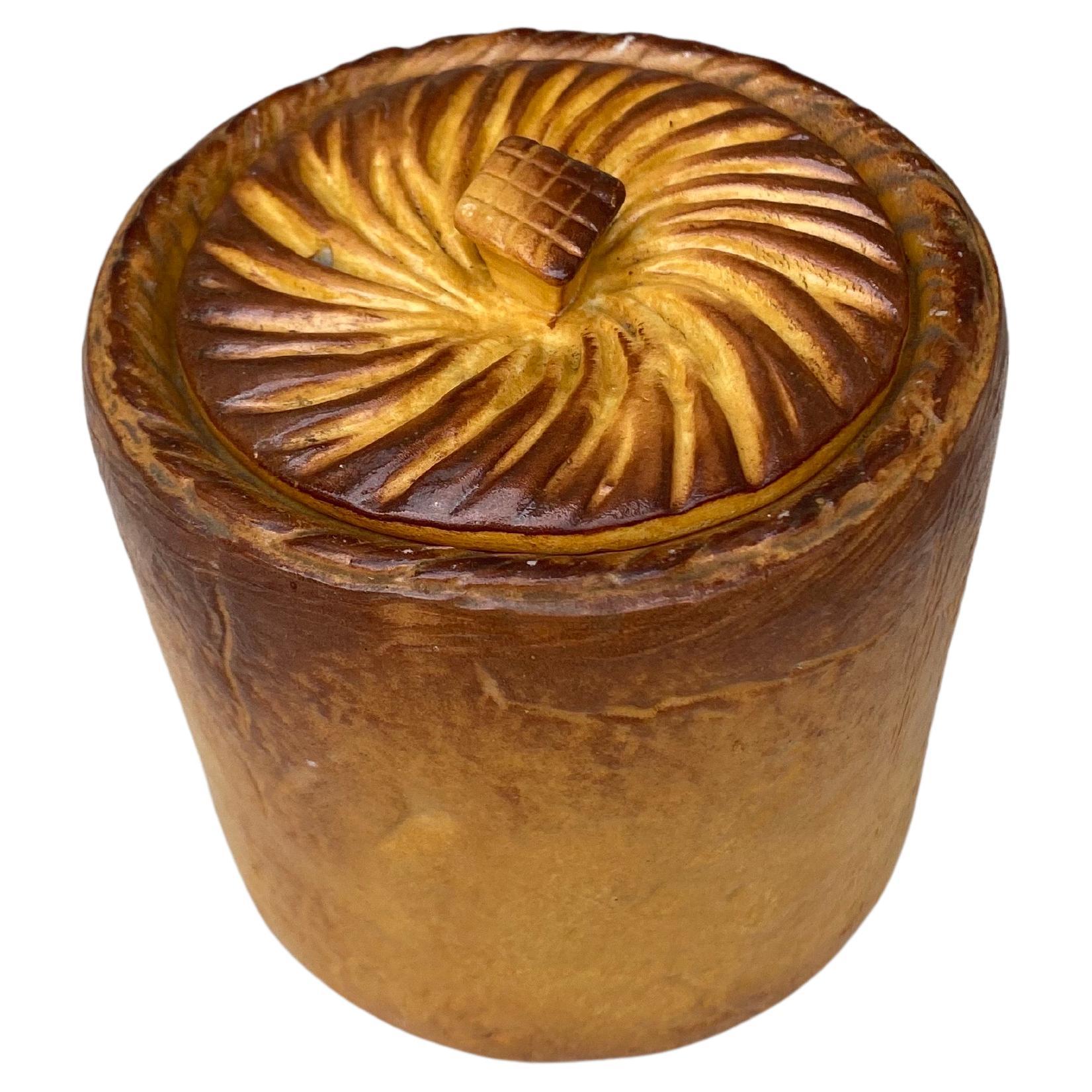 Soupière en pâte en trompe-l'œil française Pillivuyt Mehun, vers 1900 en vente