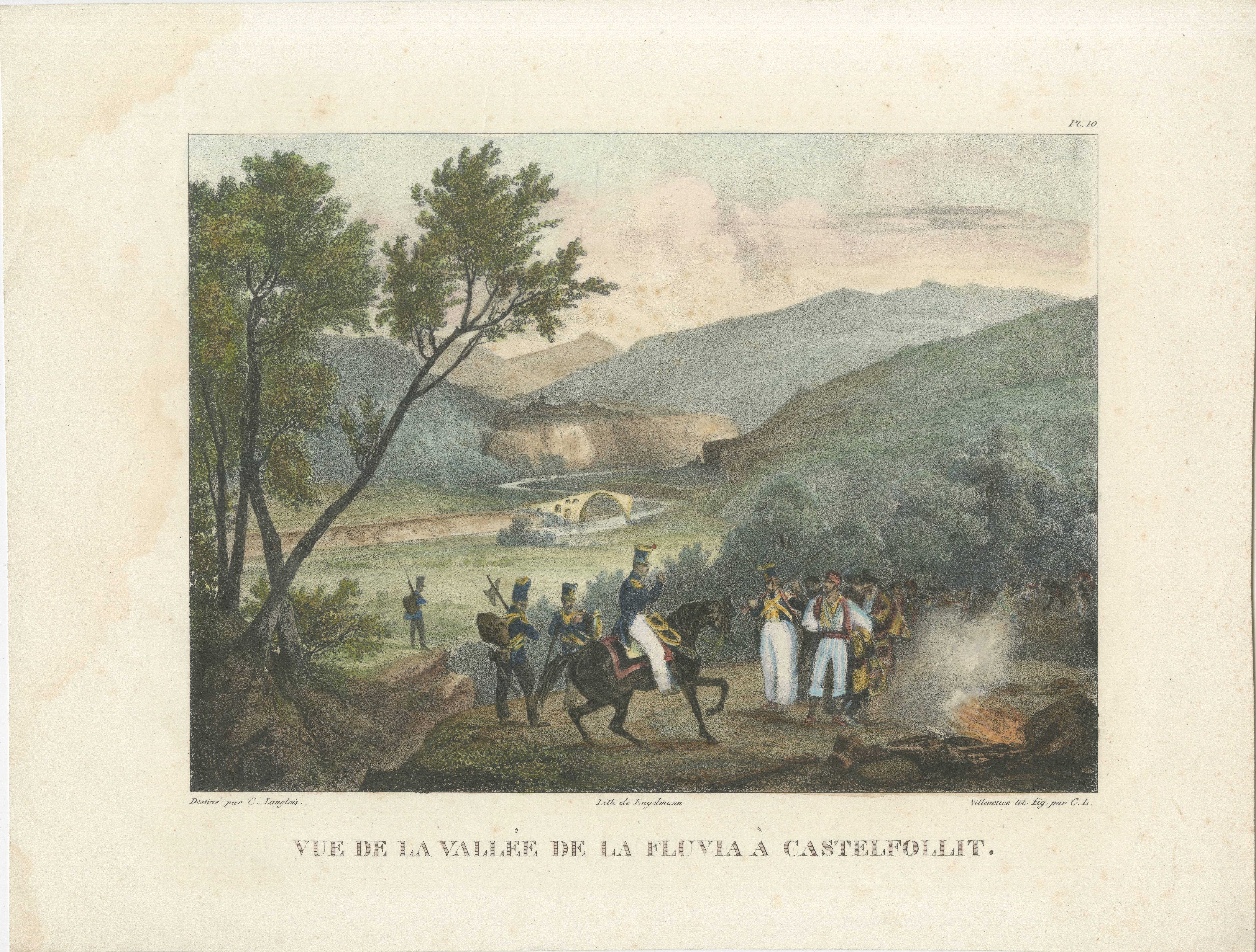 This lithograph, titled 