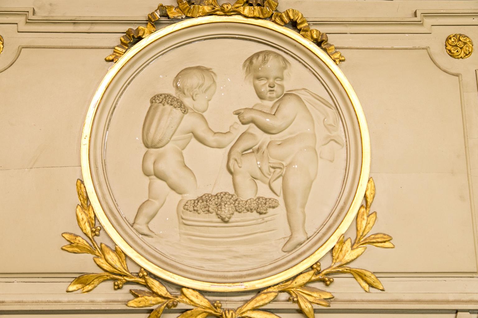 Fine XIX secolo Specchio francese Trumeau