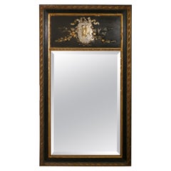 French Trumeau Style Console Mirror