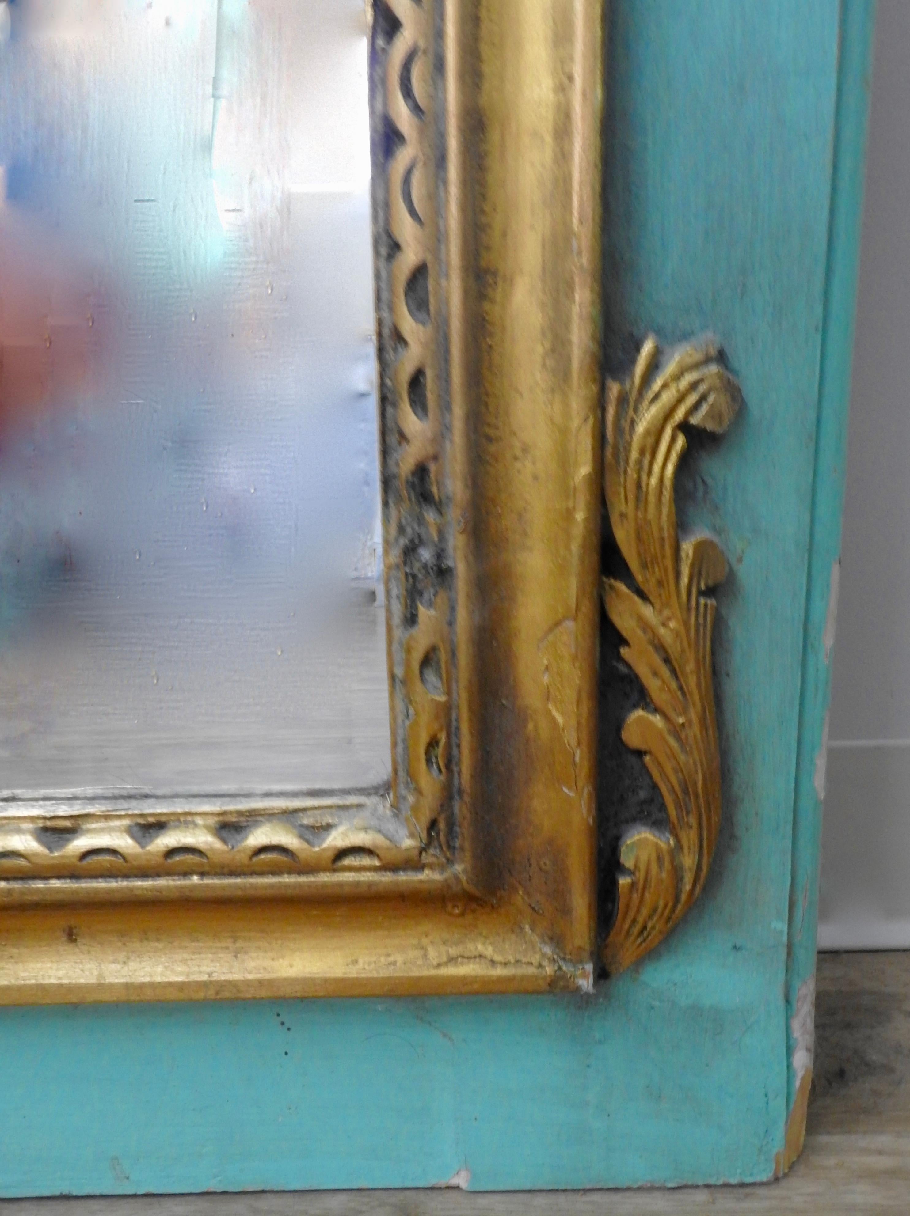 American French Trumeau Style Mirror