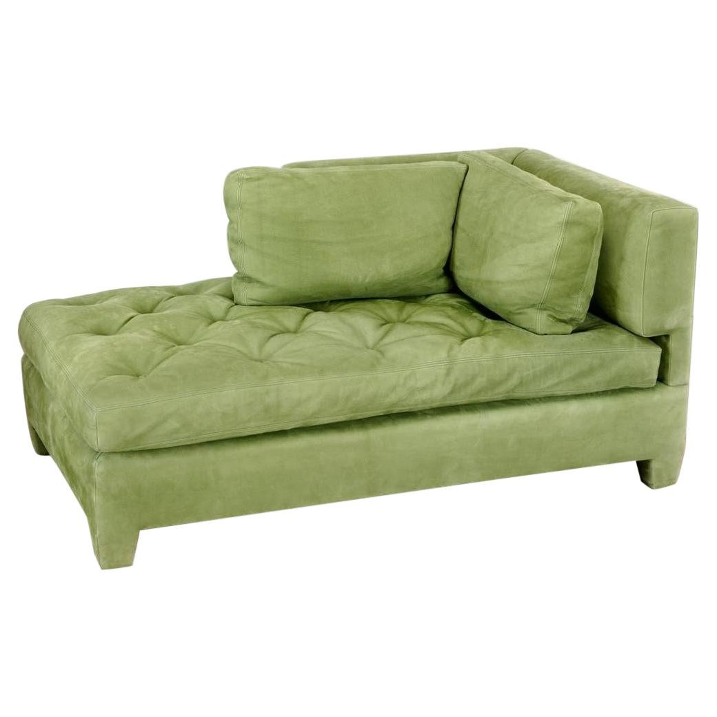 Juan Pablo Molyneux French Tufted Chaise Lounge For Sale