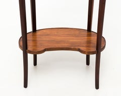 French Tulipwood Demilune Table