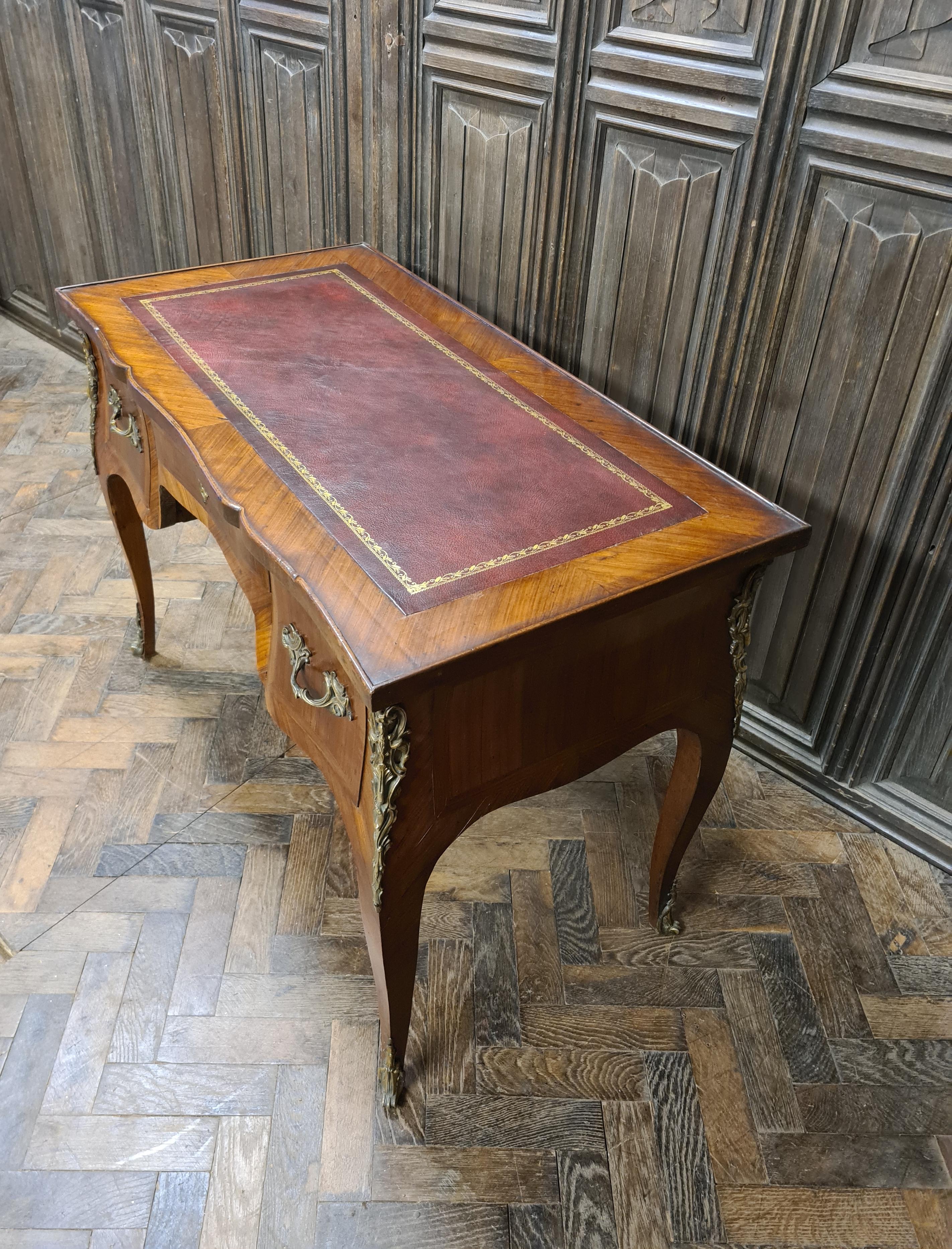 French Tulipwood Writing Desk For Sale 2
