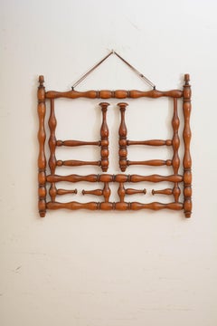 French Turn of the Century Coat Hooks Coat Rack c1900s