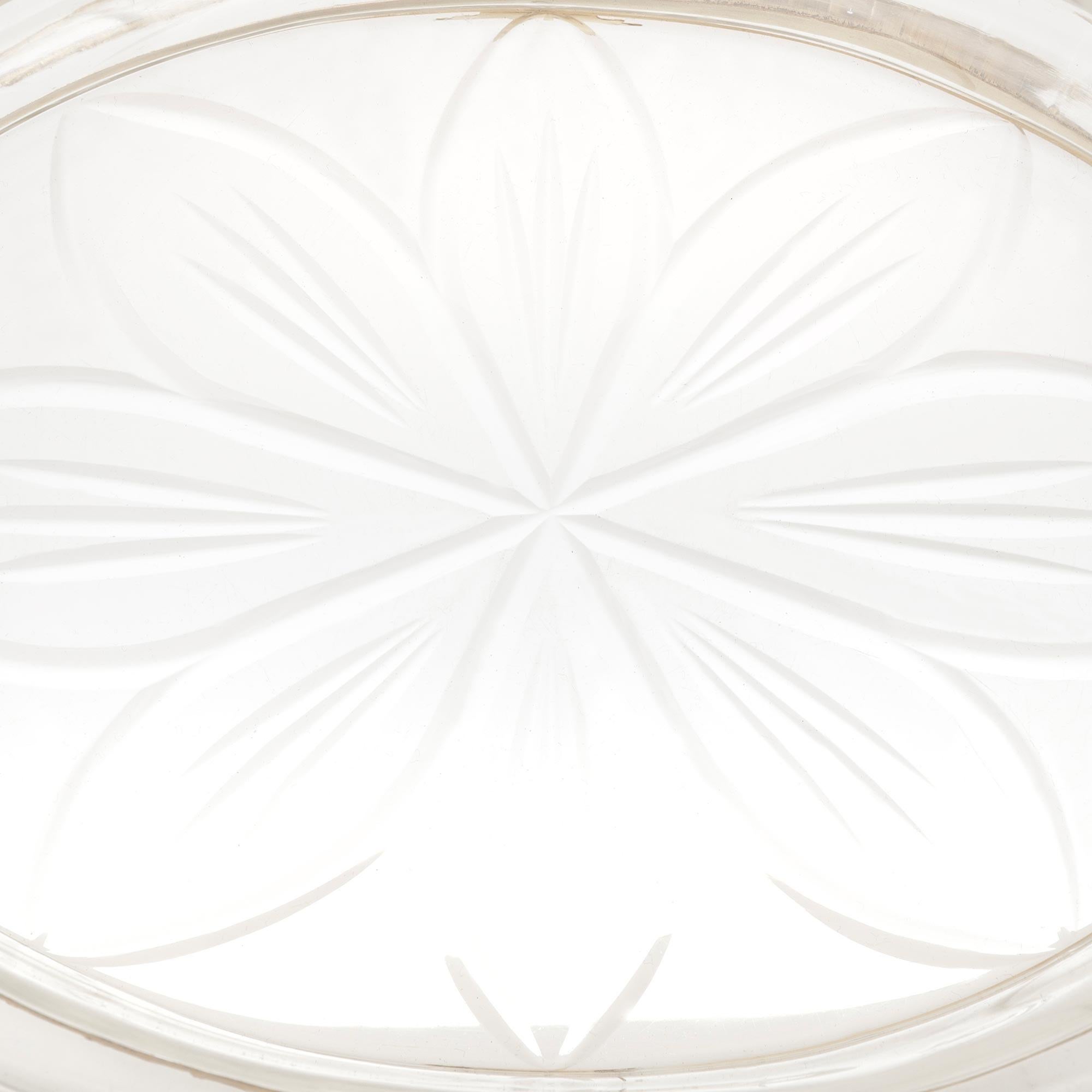 Französisch Jahrhundertwende Louis XVI st. Ormolu und Kristall Mittelstück im Angebot 2